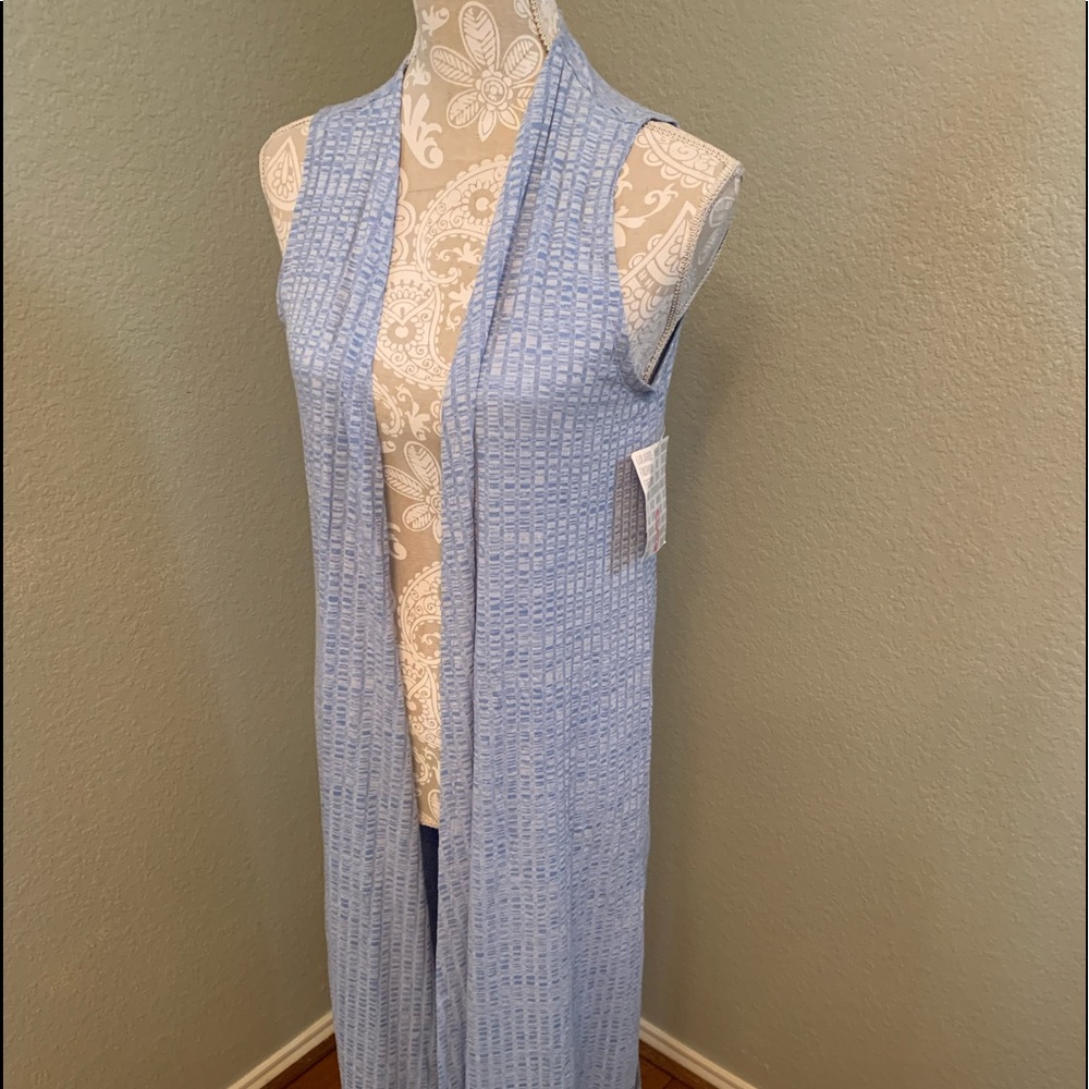 🌻NWT Lularoe Blue Joy Vest Size Small